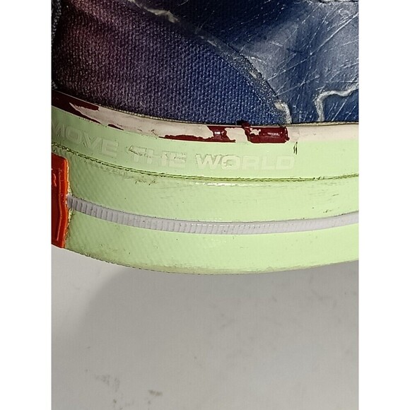 Pigalle X Converse Chuck 70 Shoes Men's 8 Low Top Blue Lightning Storm - Picture 14 of 14